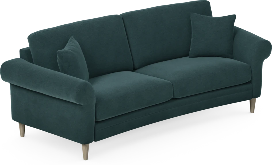 Eden - 2,5-sits soffa svängd - Blå
