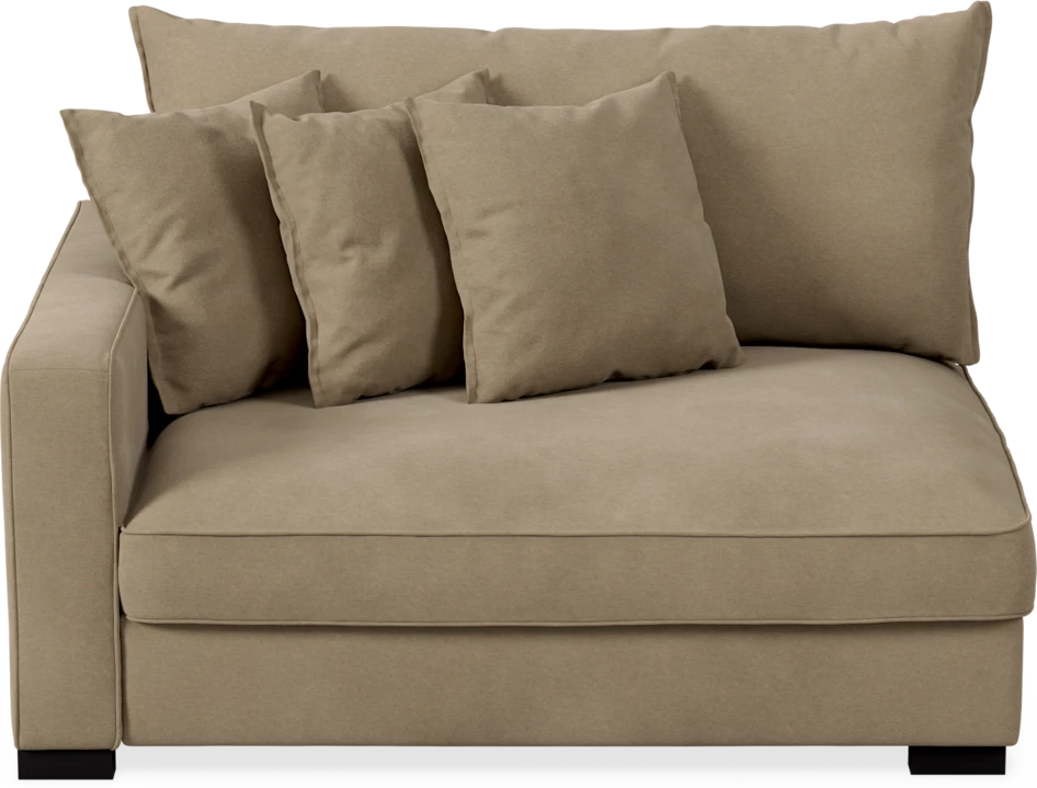 Rossi - 2-sits med armstöd vänster - Beige