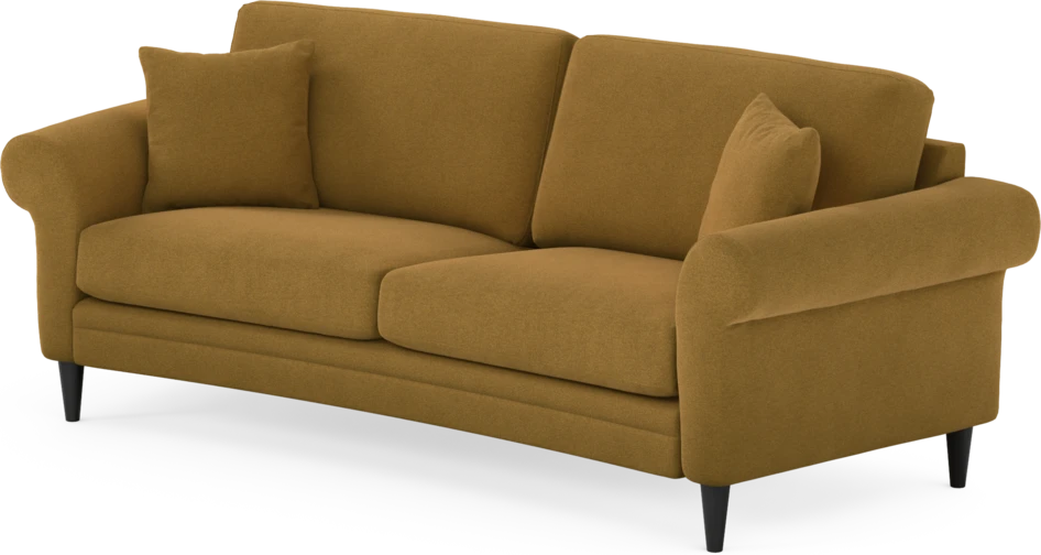 Eden - 2,5-sits soffa svängd - Gul