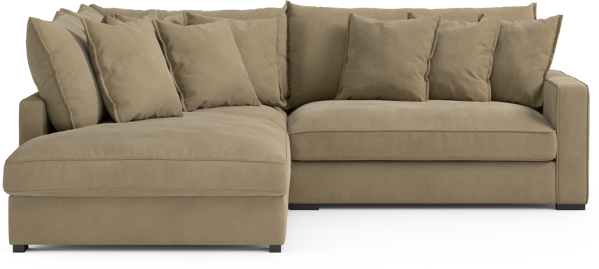 Rossi - 2-sits soffa med divan vänster - Beige