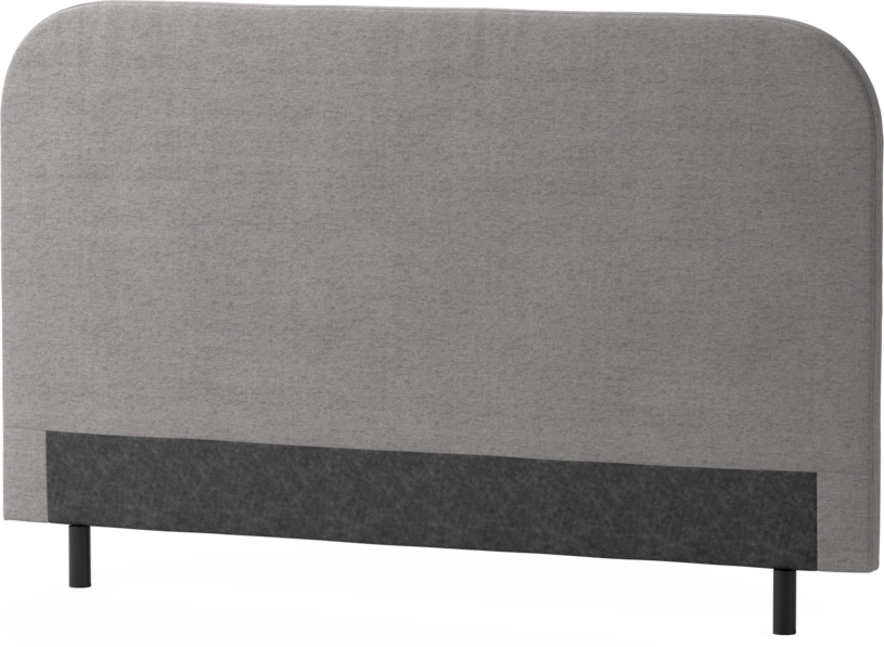 Delux Rundad - Sänggavel, 90-210 cm - Grå