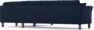Eden - 3-sits soffa med divan - Blå