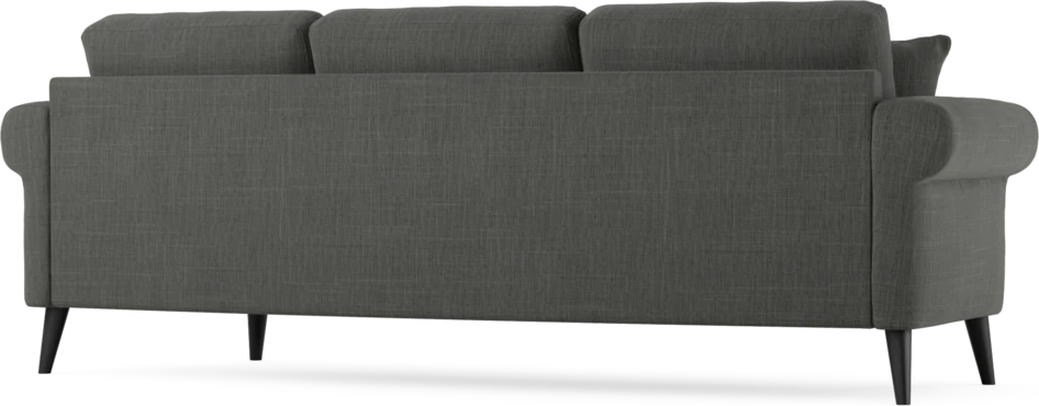 Eden - 3-sits soffa svängd - Grå