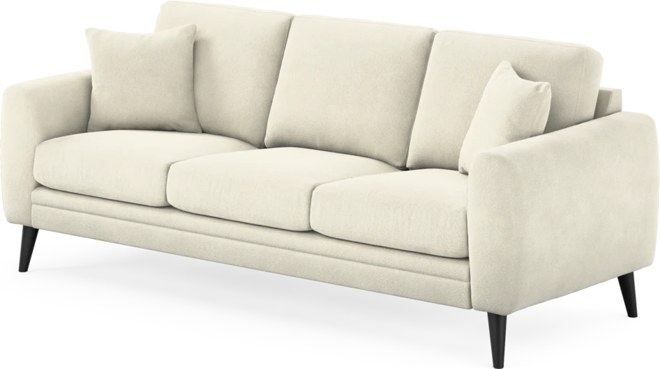 Eden - 3-sits soffa - Vit
