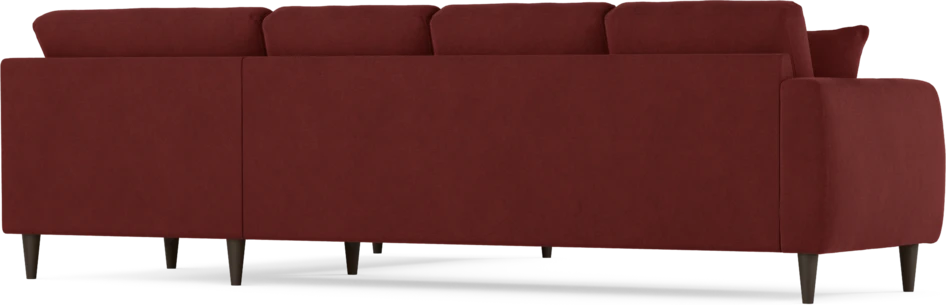 Eden - Hörnsoffa, 3+2-sits - Röd