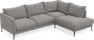 Impression Delux - 3-sits soffa med divan höger - Grå