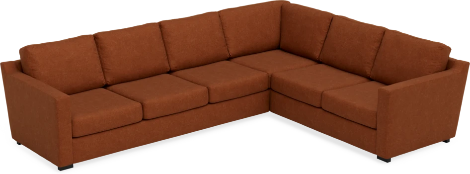 Friday - Hörnsoffa, 3+2-sits - Orange