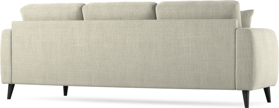 Eden - 3-sits soffa svängd - Beige