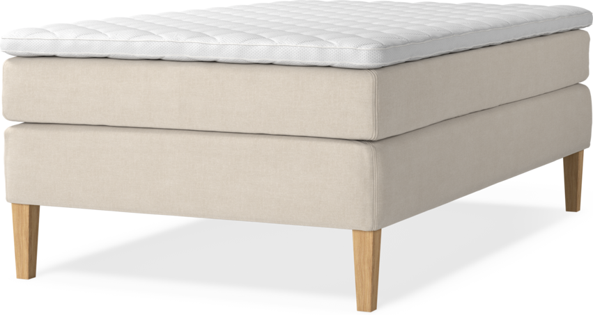 Delux Sense - Kontinentalsäng, enkelsäng 120 cm med bäddmadrass