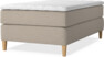 Delux Exclusive - Kontinentalsäng, enkelsäng 120 cm med bäddmadrass - Beige