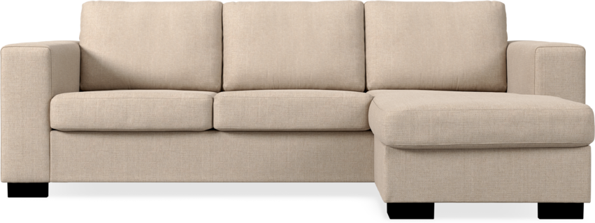 Nevada - 3-sits soffa med flyttbar schäslong - Beige