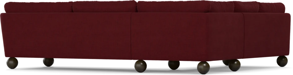 Madison Lux - Hörnsoffa 2+3-sits, hörn 1 - Röd