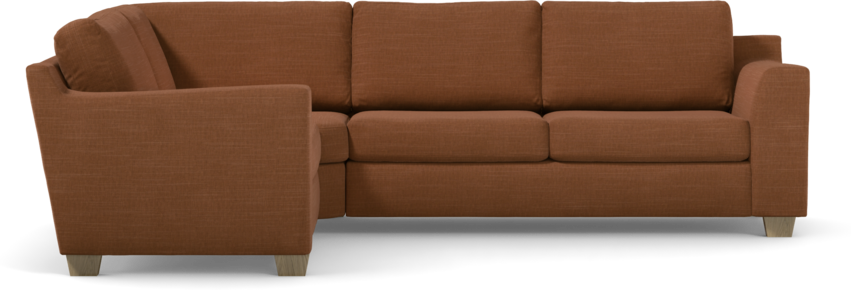 Friday - Hörnsoffa, 1,5+2,5-sits - Orange