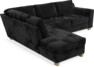 Friday - 2,5-sits soffa med divan vänster - Grå