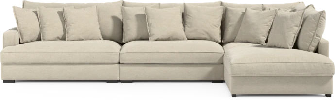 Rossi, 4-sits soffa med divan höger