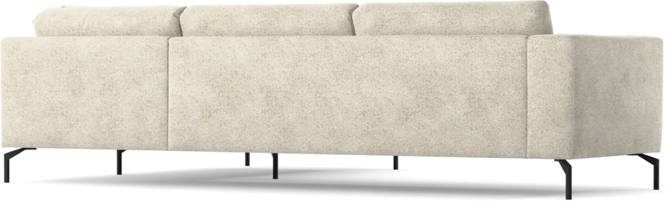 Willow - 3-sits soffa med divan höger, fast klädsel - Beige