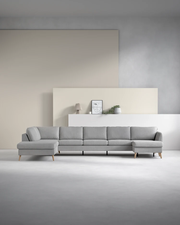 County - 4-sits soffa med divan vänster och schäslong höger - inspiration