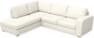 Friday - 2,5-sits soffa med divan vänster - Vit