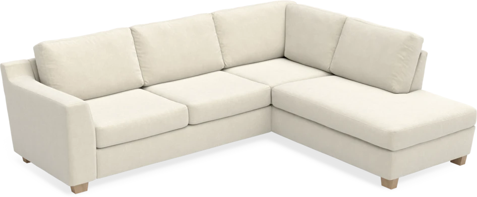 Friday - 2,5-sits soffa med divan höger - Beige