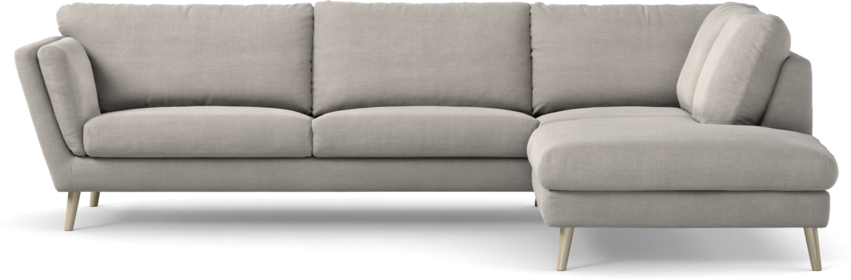 Madison Lux - 3-sits soffa med divan höger - Grå