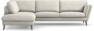 Madison Lux - 3-sits soffa med divan vänster - Vit