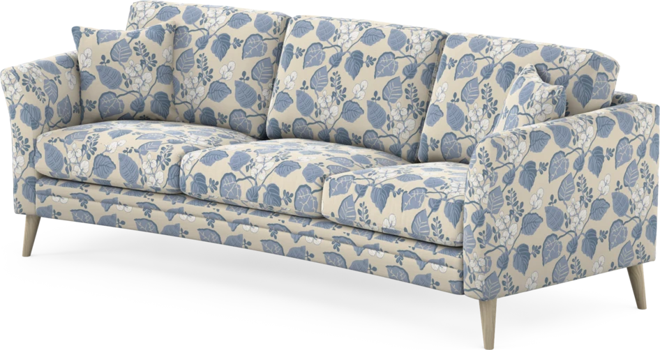 Eden - 3-sits soffa svängd - Flerfärgad