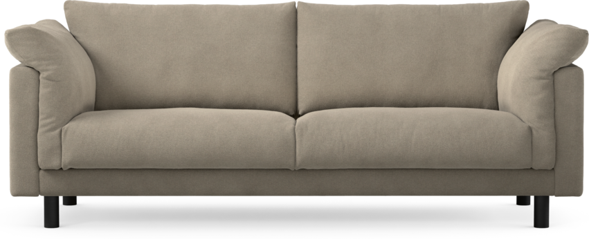 Cherrie - 3-sits soffa, fast klädsel - Beige