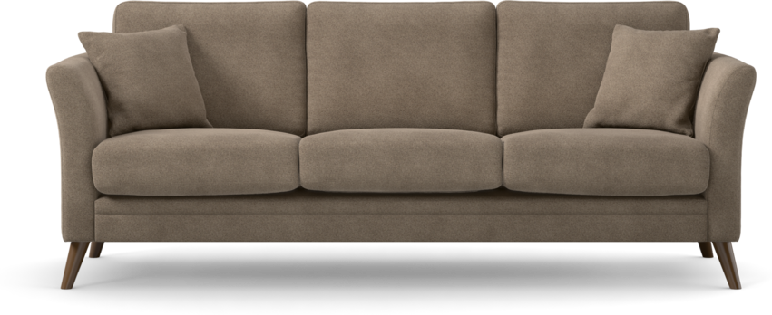 Eden - 3-sits soffa - Brun