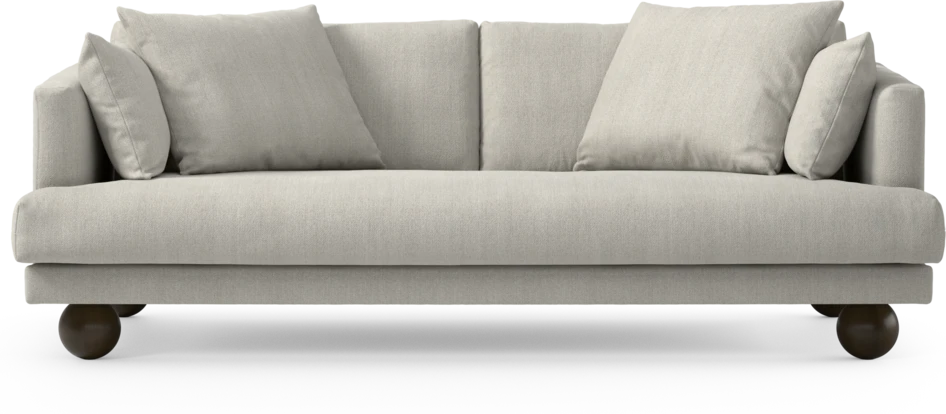 Harper - 3-sits soffa, hel dyna - Beige