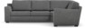 Friday - Hörnsoffa, 2,5+1,5-sits - Grå