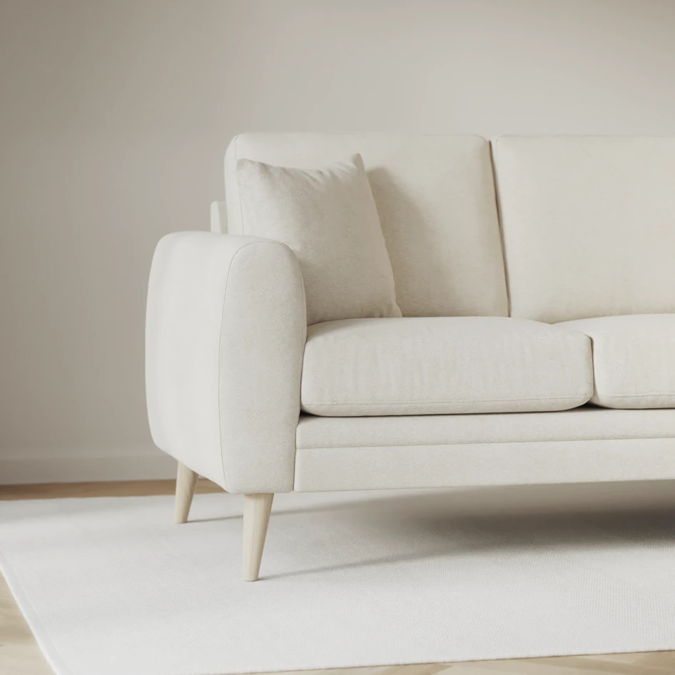Eden - 3-sits soffa - Vit