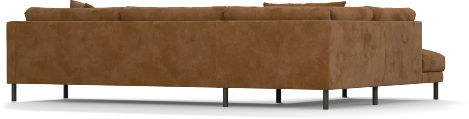 Harper - 3-sits soffa med divan vänster - Orange