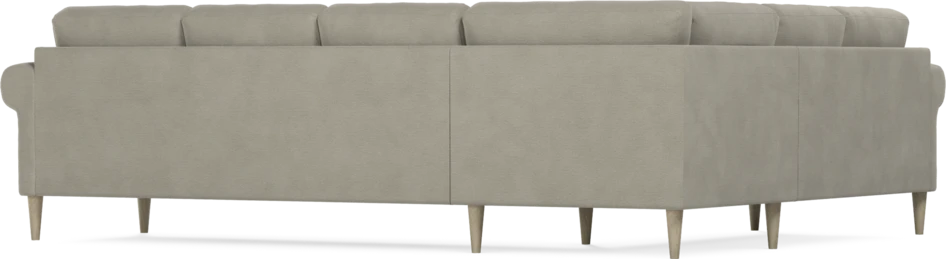 Eden - Hörnsoffa, 2+3-sits - Brun