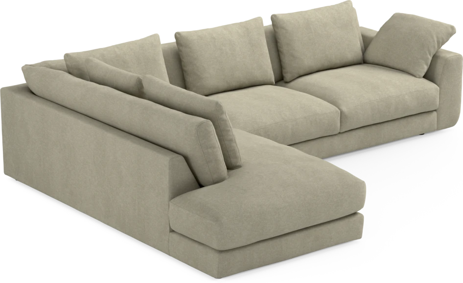 Amie - 3-sits med divan vänster - Beige
