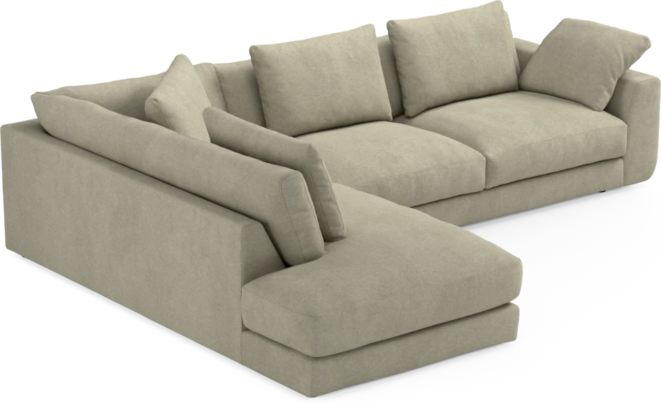 Amie - 3-sits med divan vänster - Beige