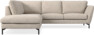 Madison Lux - 2-sits soffa med divan vänster - Vit