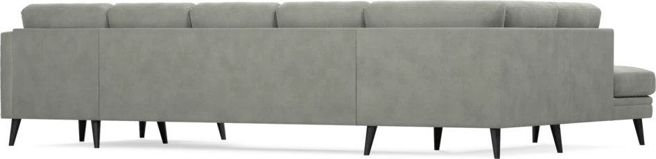 Eden - 3-sits soffa med divan vänster och schäslong höger - Grå