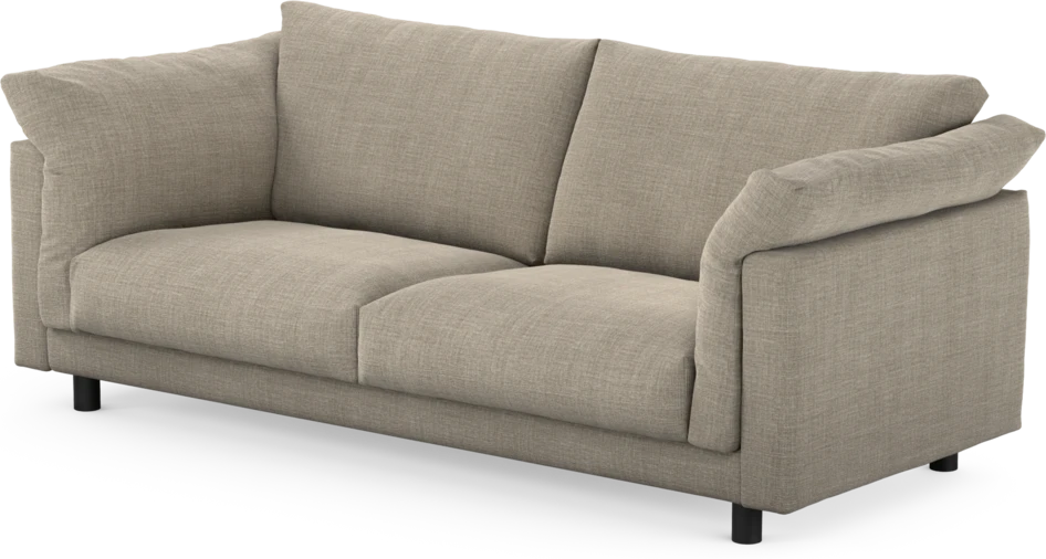 Cherrie - 2,5-sits soffa, fast klädsel - Beige