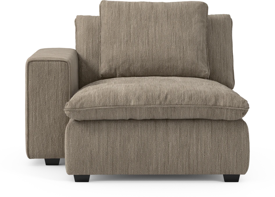 Bellora - Schäslong med armstöd vänster - Beige