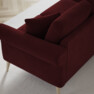Eden - Hörnsoffa, 2,5+2,5-sits - Röd