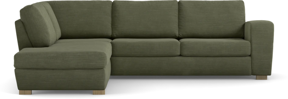 Friday - 2,5-sits soffa med divan vänster - Grön
