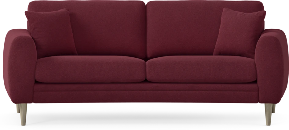 Eden - 2,5-sits soffa svängd - Röd