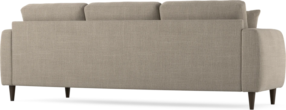Eden - 3-sits soffa svängd - Beige
