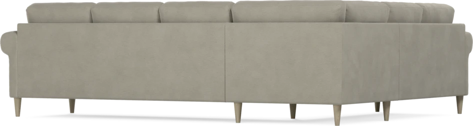 Eden - Hörnsoffa, 2+3-sits - Brun