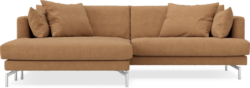 Harper - 4-sits med schäslong XL vänster - Gul