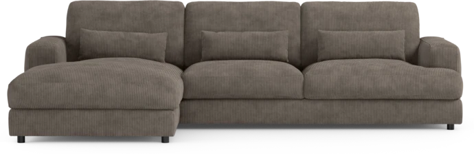 Noma, 3-sits soffa med schäslong vänster