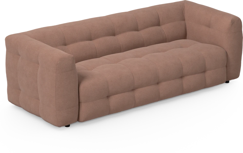 Bella - 3-sits soffa - Rosa