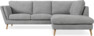 Madison Lux - 2-sits soffa med divan höger - Vit