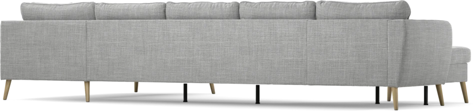 County - 4-sits soffa med schäslong vänster och divan höger - Grå