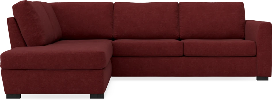 Friday - 2,5-sits soffa med divan vänster - Rosa